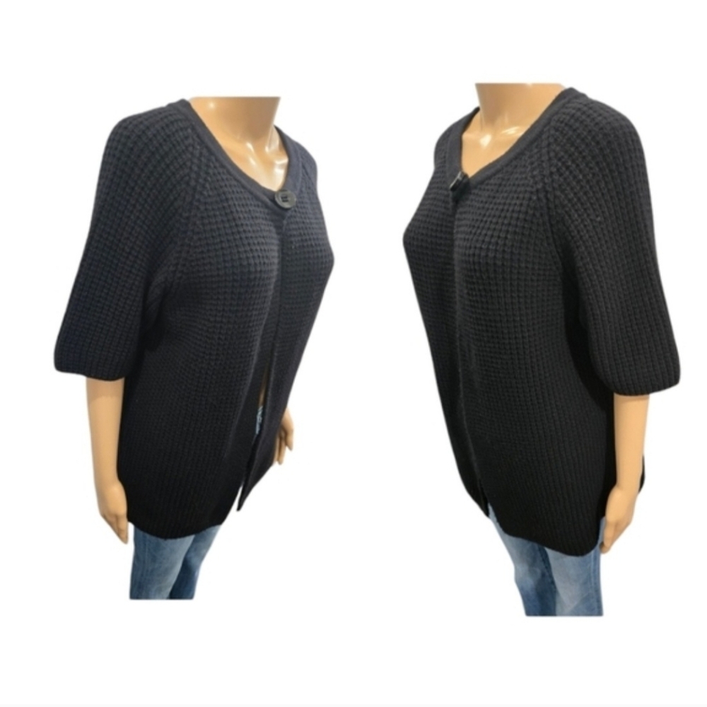 Luxury Designer Agnona Wool/Cashmere Cardigan Size L/XL - Picture 8 of 10